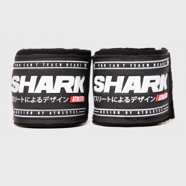 Vendas de Boxeo Semi Elásticas 5m Negras - Shark Boxing