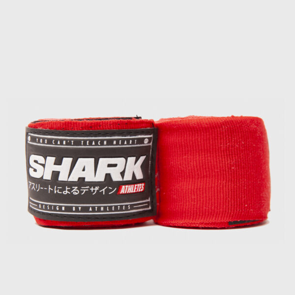 Vendas de Boxeo Semi Elásticas Rojas 5m — Shark Boxing