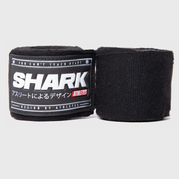 Vendas de Boxeo Semi Elásticas 5m Negras - Shark Boxing
